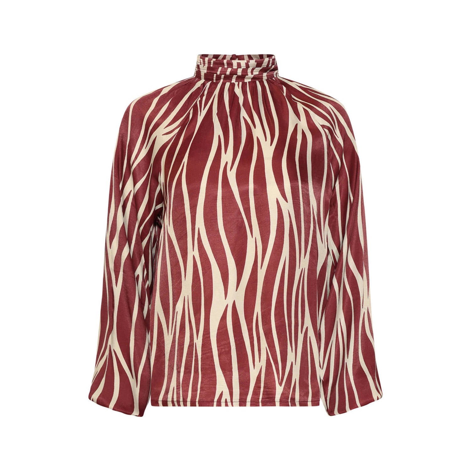 Smashed Lemon top met print rood