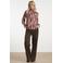 Smashed Lemon top met print - rood