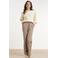 Smashed Lemon straight leg pantalon - zand