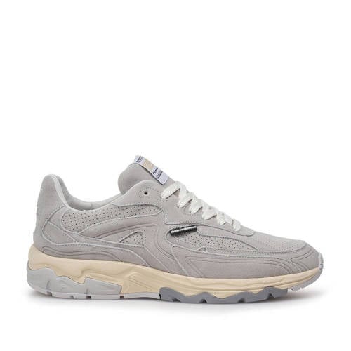 Floris van Bommel De Rezer 02.07 suède sneakers lichtgrijs