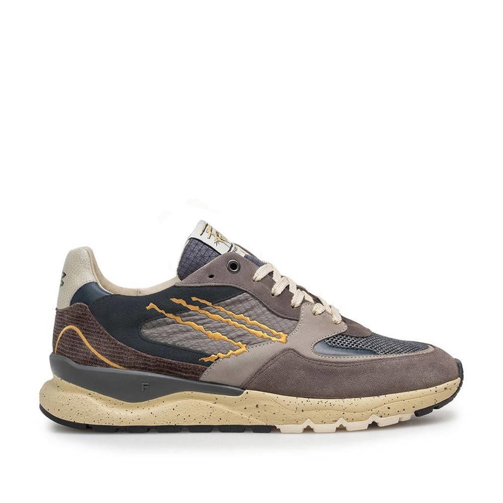 Floris van Bommel De Treener 06.10 textiel sneakers donkergrijs