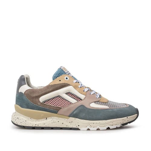 Floris van Bommel De Treener 01.51 suède sneakers blauw