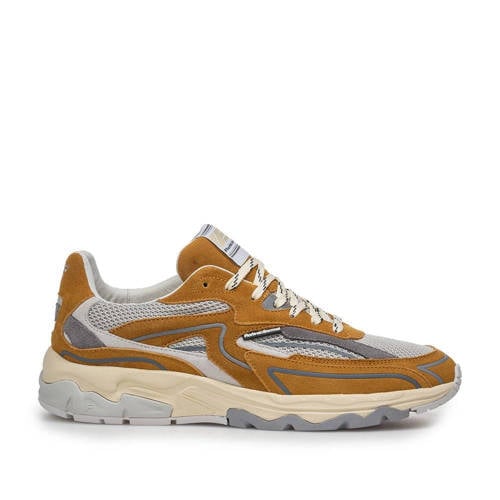 Floris van Bommel De Rezer 02.03 suède sneakers lichtbruin