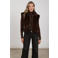 NUKUS gilet - donkerbruin