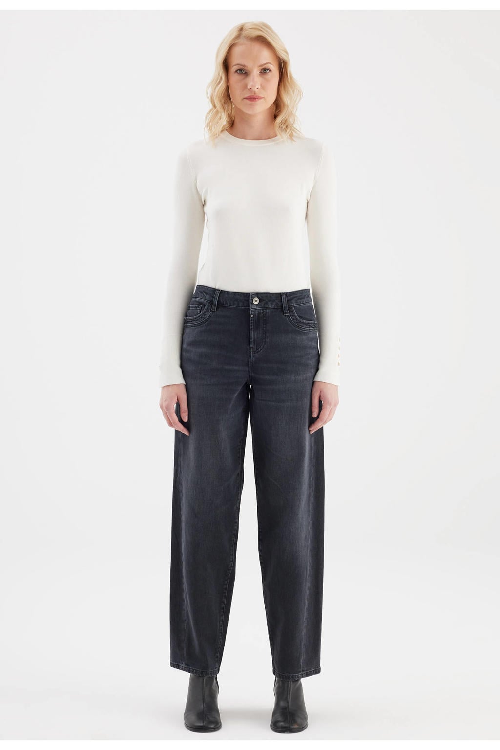 Cup of Joe Denim barrel jeans - zwart