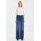 Cup of Joe Denim wide leg jeans - donkerblauw