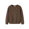 NAME IT KIDS sweater met borduursels - donkerbruin