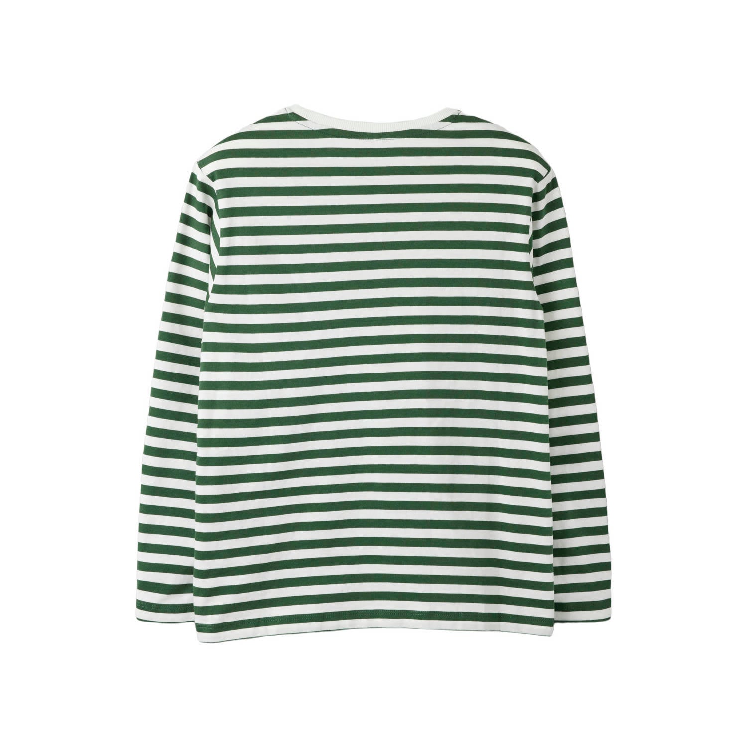 NAME IT KIDS gestreepte longsleeve groen wit