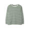 NAME IT KIDS gestreepte longsleeve - groen/wit