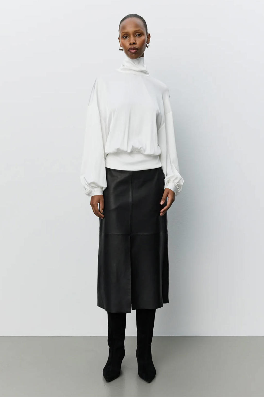 Sofie Schnoor blouse met open rug - wit