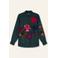 Oilily gebloemde blouse - donkergroen