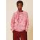 Oilily trui met pailletten en print - roze