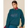 Oilily sweater met logo - groen