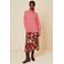 Oilily midi A-lijn rok met print - roodbruin