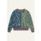 Oilily katoenen sweater met print - blauw