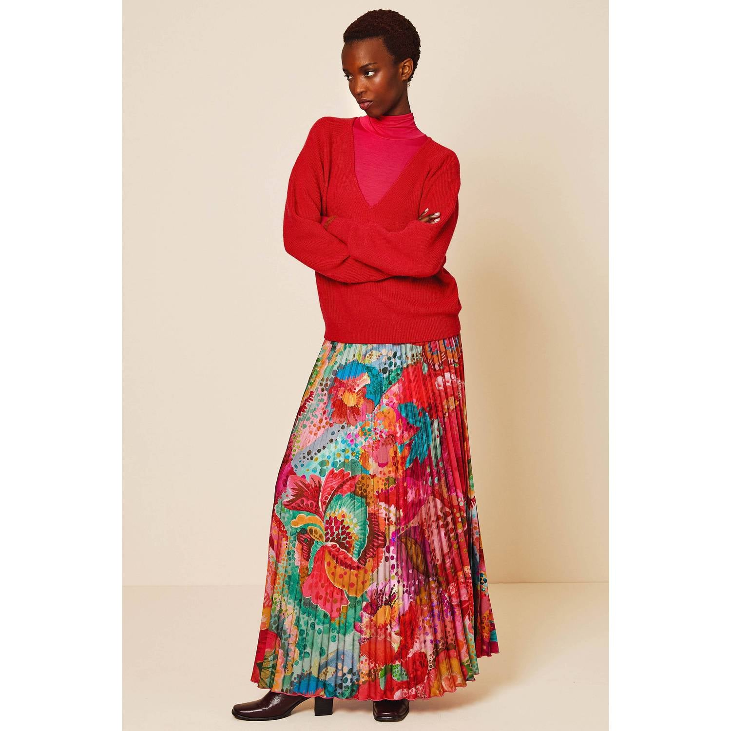 Oilily maxi rok met print meerkleurig