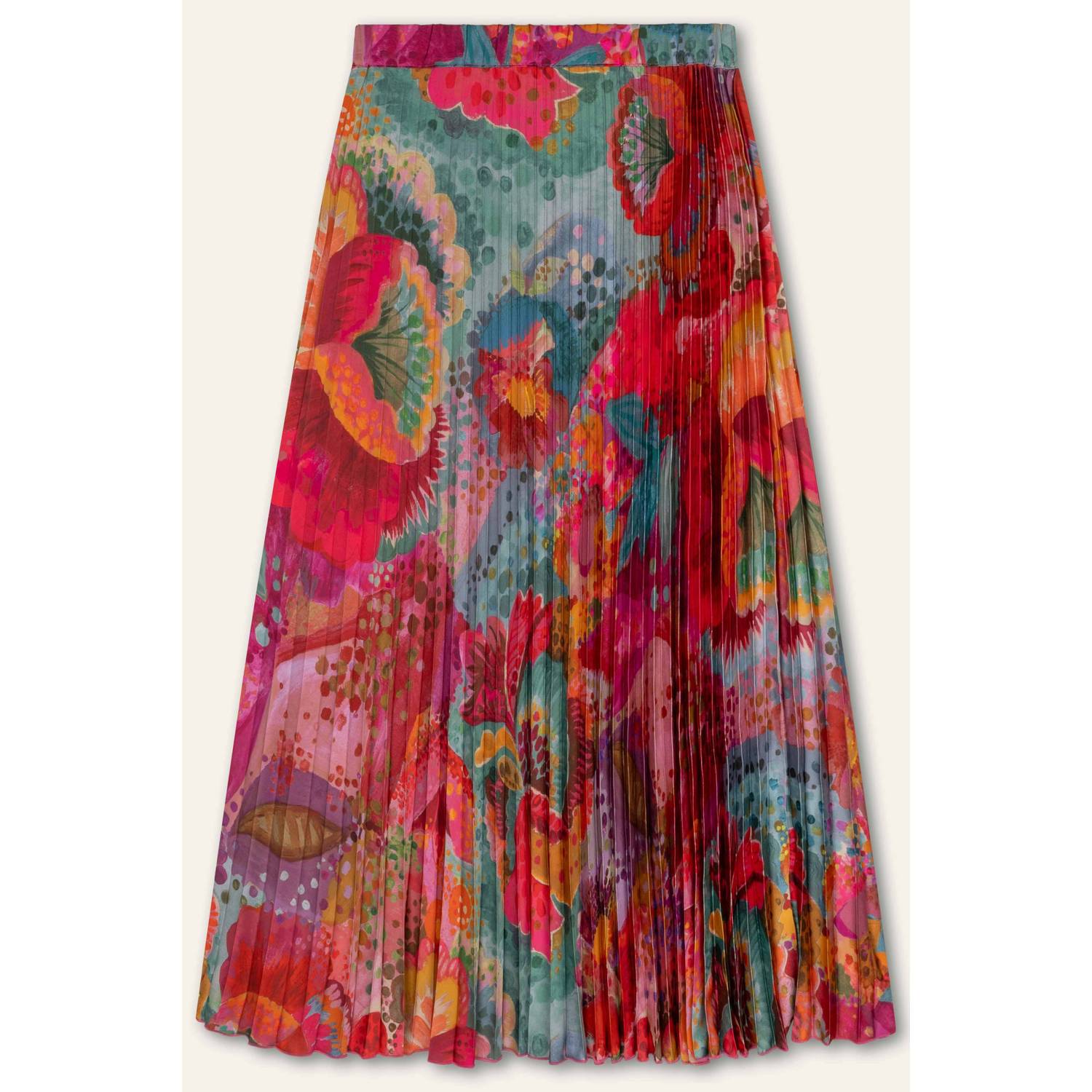 Oilily maxi rok met print meerkleurig