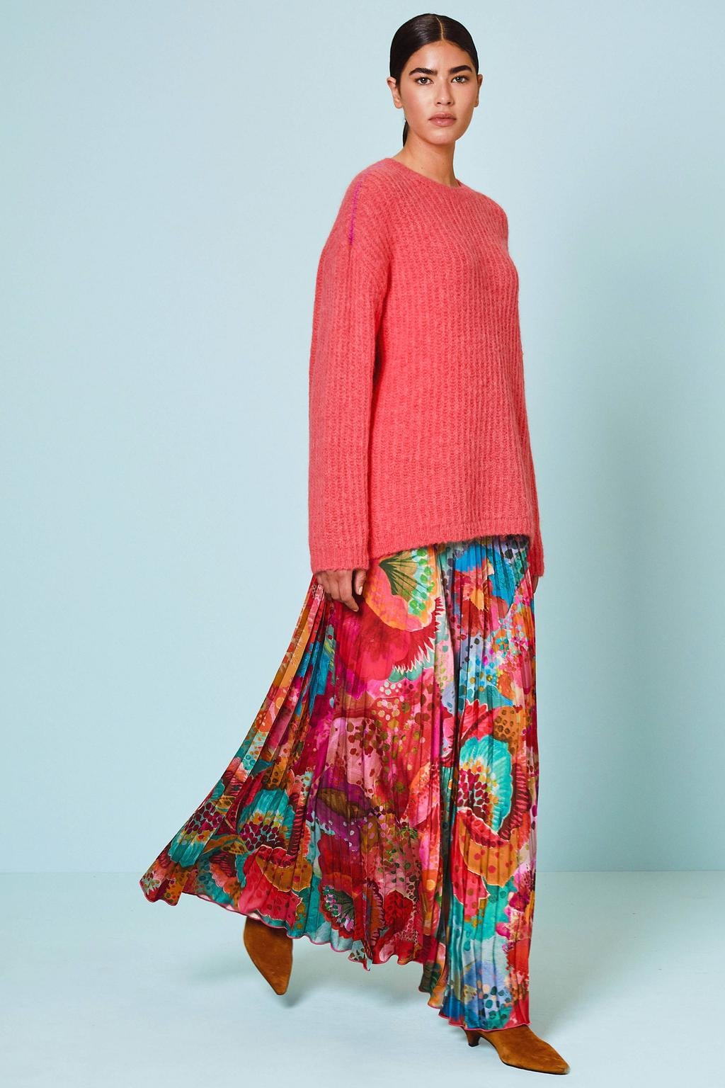 Oilily wollen gebreide trui - rood