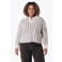 Colourful Rebel Curve Plus Size gebreide gestreepte trui - ecru/bruin