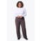 Colourful Rebel Curve high waist straight leg broek - bruin