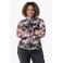 Colourful Rebel Curve top Plus Size met print - bruin