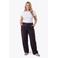 Colourful Rebel Curve wollen straight leg broek - donkerrood