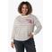 Colourful Rebel Curve kanten gestreepte top met tekst - wit/groen