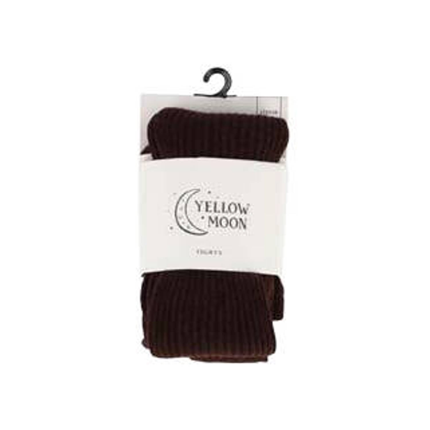 Yellow Moon katoenen maillot donkerbruin
