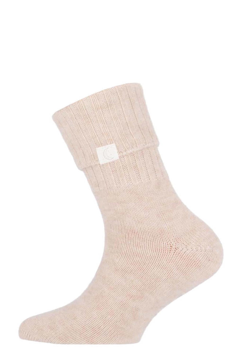Yellow Moon wollen sokken - beige