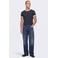 ONLY & SONS regular fit T-shirt - donkerblauw/wit