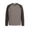 ONLY & SONS relaxed fit longsleeve - falcon/black olive