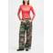 Deus Ex Machina high waist wide leg camouflage broek - groen
