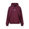 America Today gebloemde hoodie met backprint - donkerrood