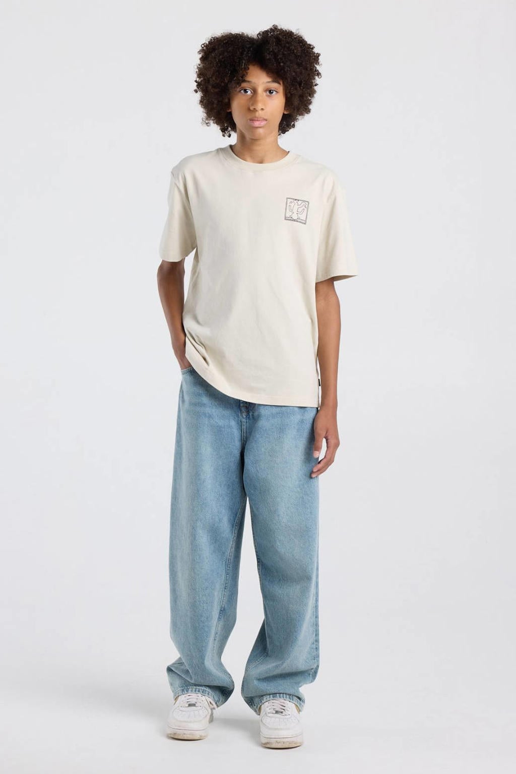 America Today wide leg jeans - lichtblauw denim
