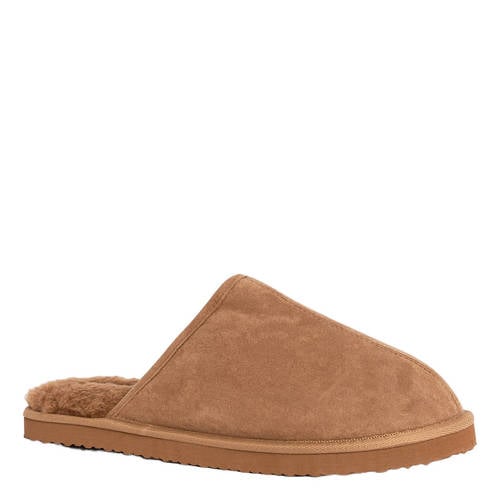 America Today suèdelook pantoffels camel