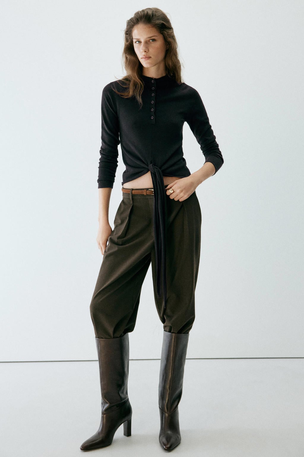 Mango top - bruin