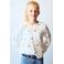 Mango Kids gebloemde blousetop met borduursels - ecru