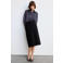 Mango blouse met stippen - donkerblauw