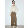 Mango wide leg jeans - kaki