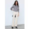 Mango flared broek - beige