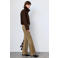 Mango flared broek - kaki