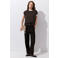 Mango straight leg broek - bruin