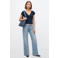 MANGO TEEN gebreide top - donkerblauw
