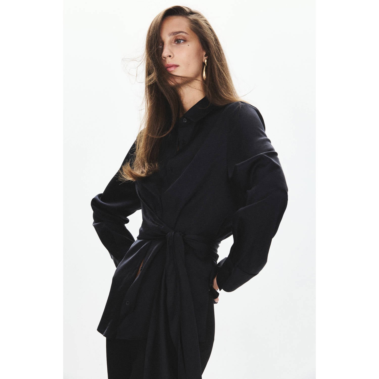 Mango blouse zwart