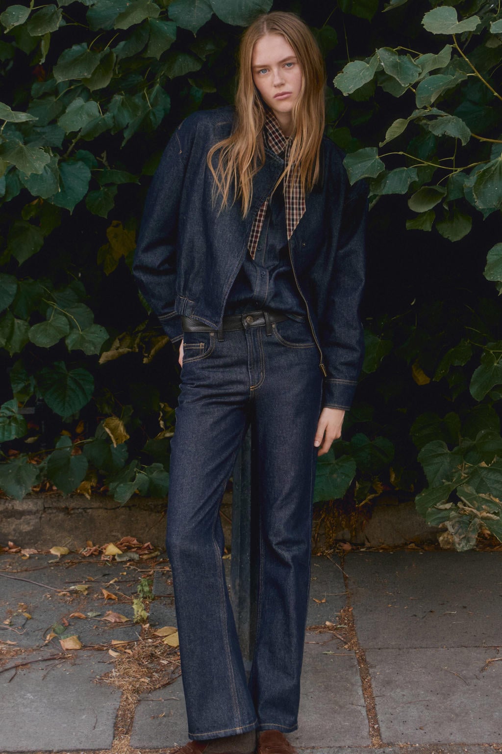 Mango flared jeans - donkerblauw