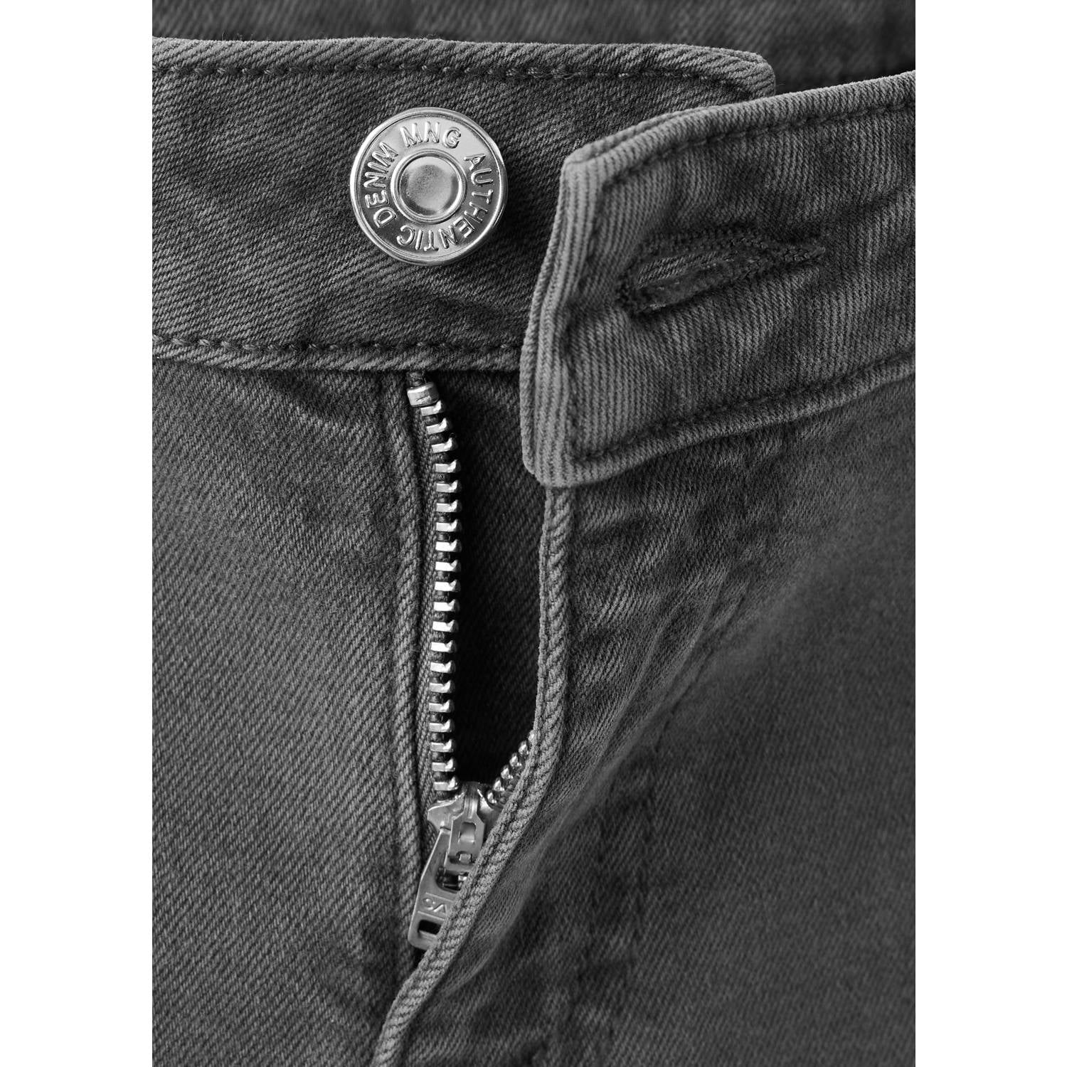 MANGO TEEN wide leg jeans antraciet