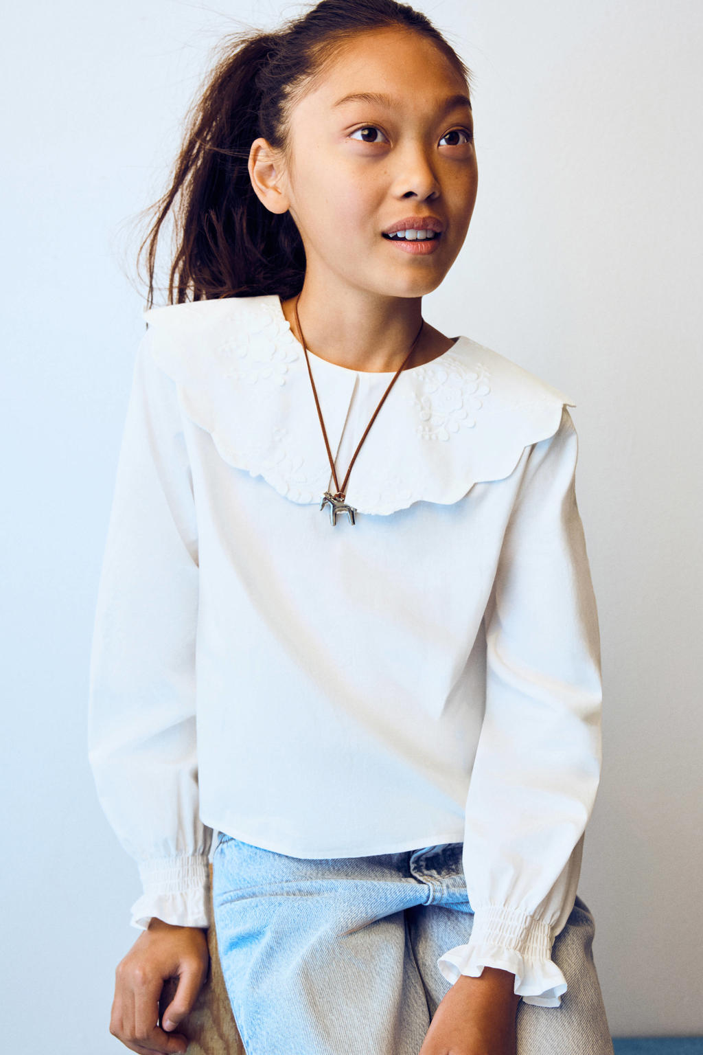 Mango Kids blousetop - wit