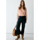 Mango blouse met ruches - pastelroze