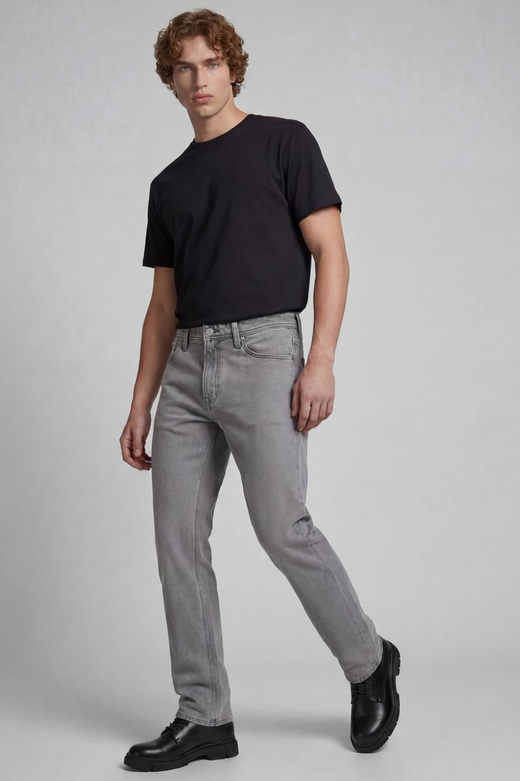 JJ REBEL relaxed fit jeans - grijs denim