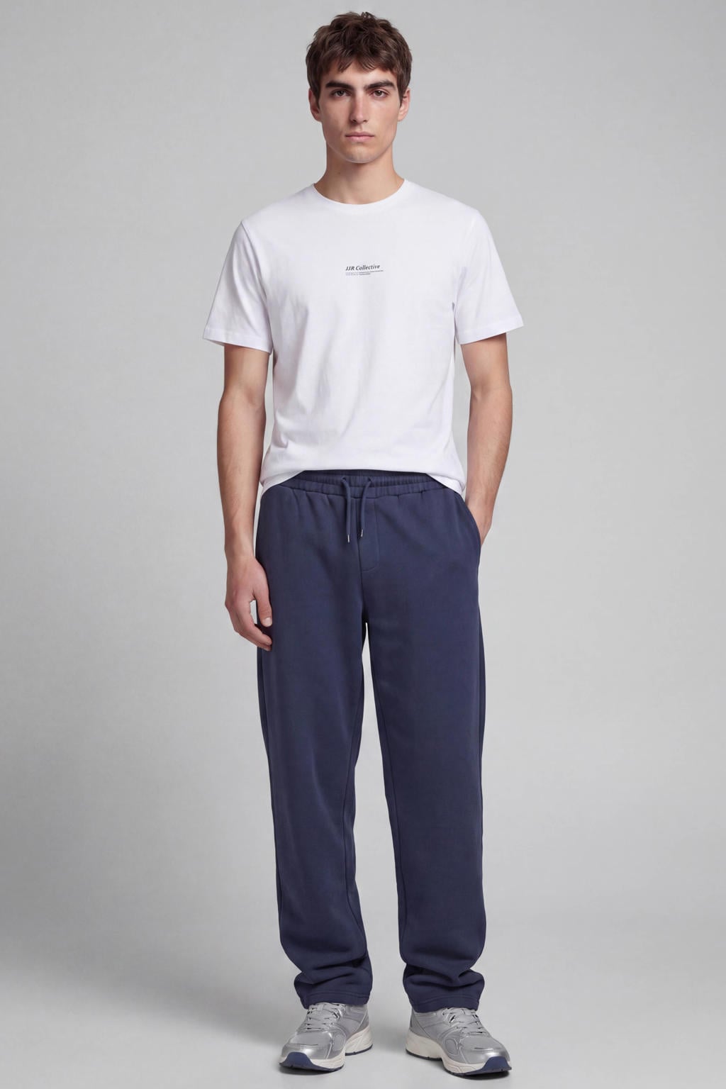 JJ REBEL loose fit joggingbroek - donkerblauw